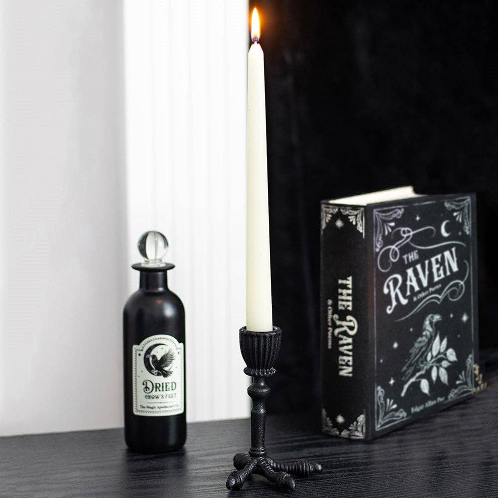 Rabenklauen Gothic Kerzenhalter für Spitzkerzen