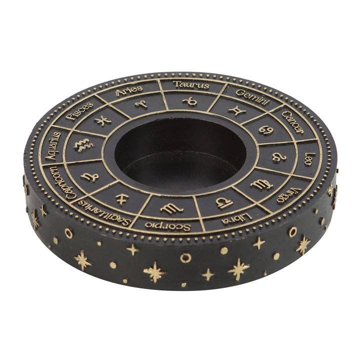 Teelichthalter Astrology Wheel Zodiac
