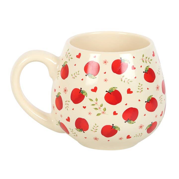 Vintage Apfel Print Fassbecher