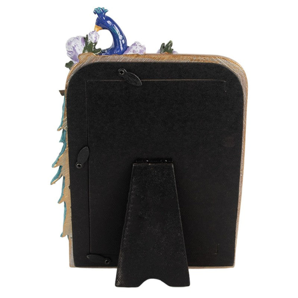 Romantischer Bilderrahmen Pfau rechteckig 10x15 cm