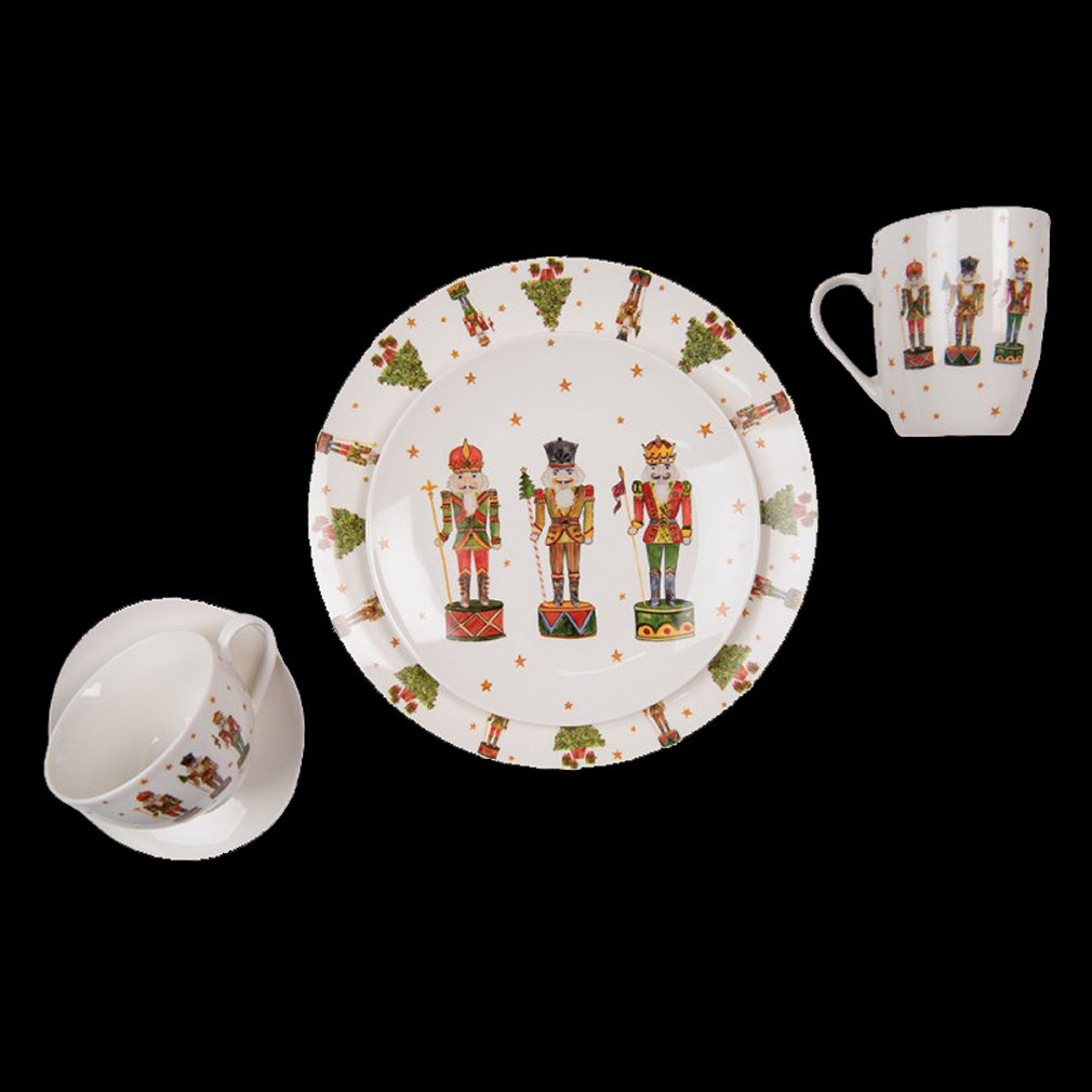 Nussknacker Set Tasse mit Untertasse Weihnachten 200 ml
