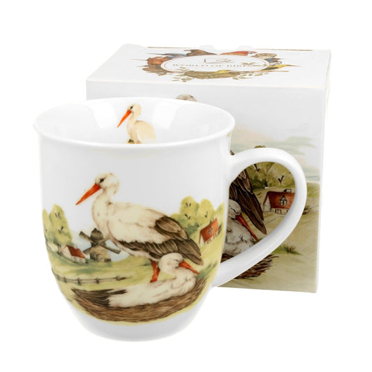 Duo Becher 400 ml Naturmotiv Storch World of Animals