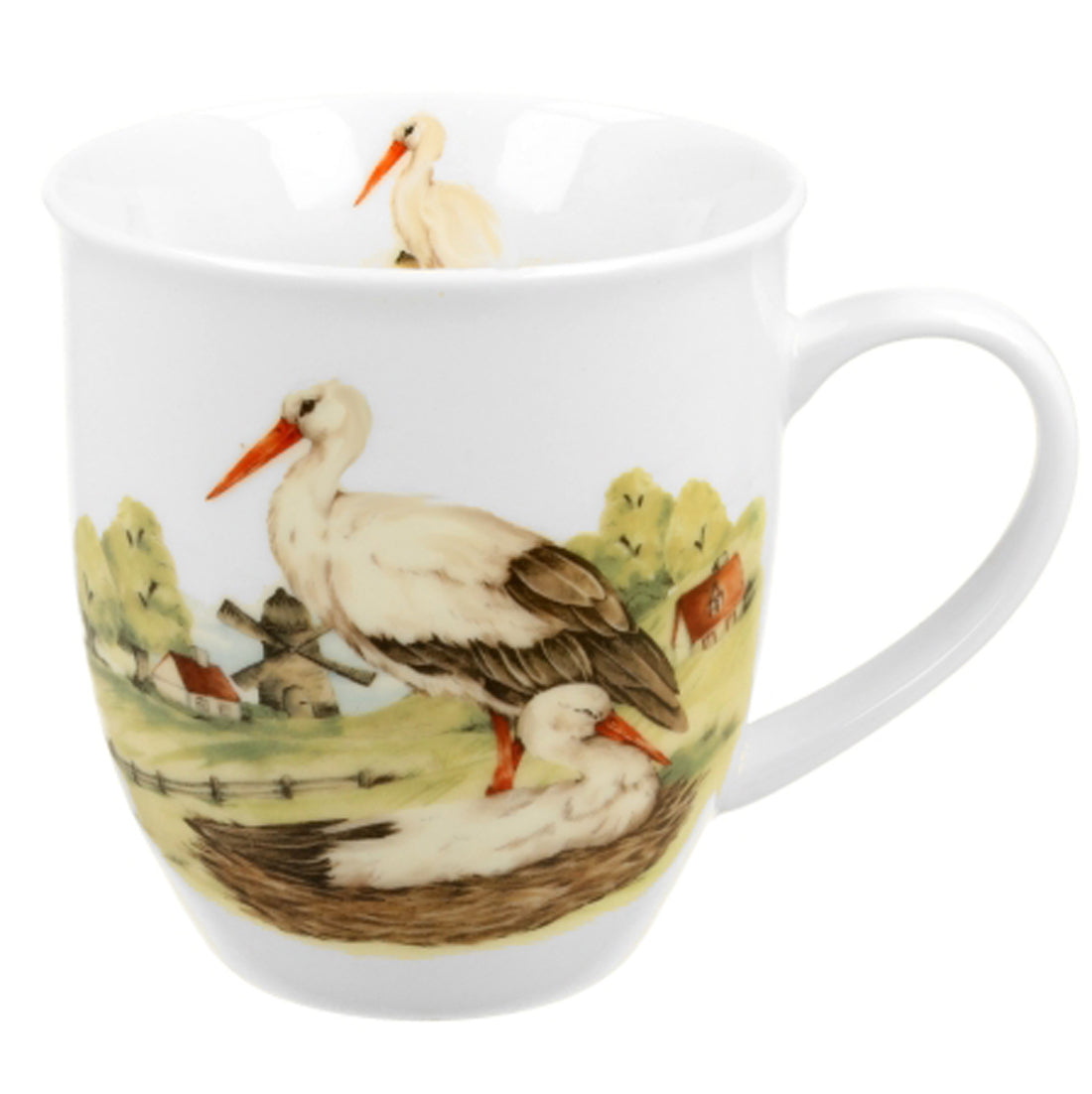 Duo Becher 400 ml Naturmotiv Storch World of Animals