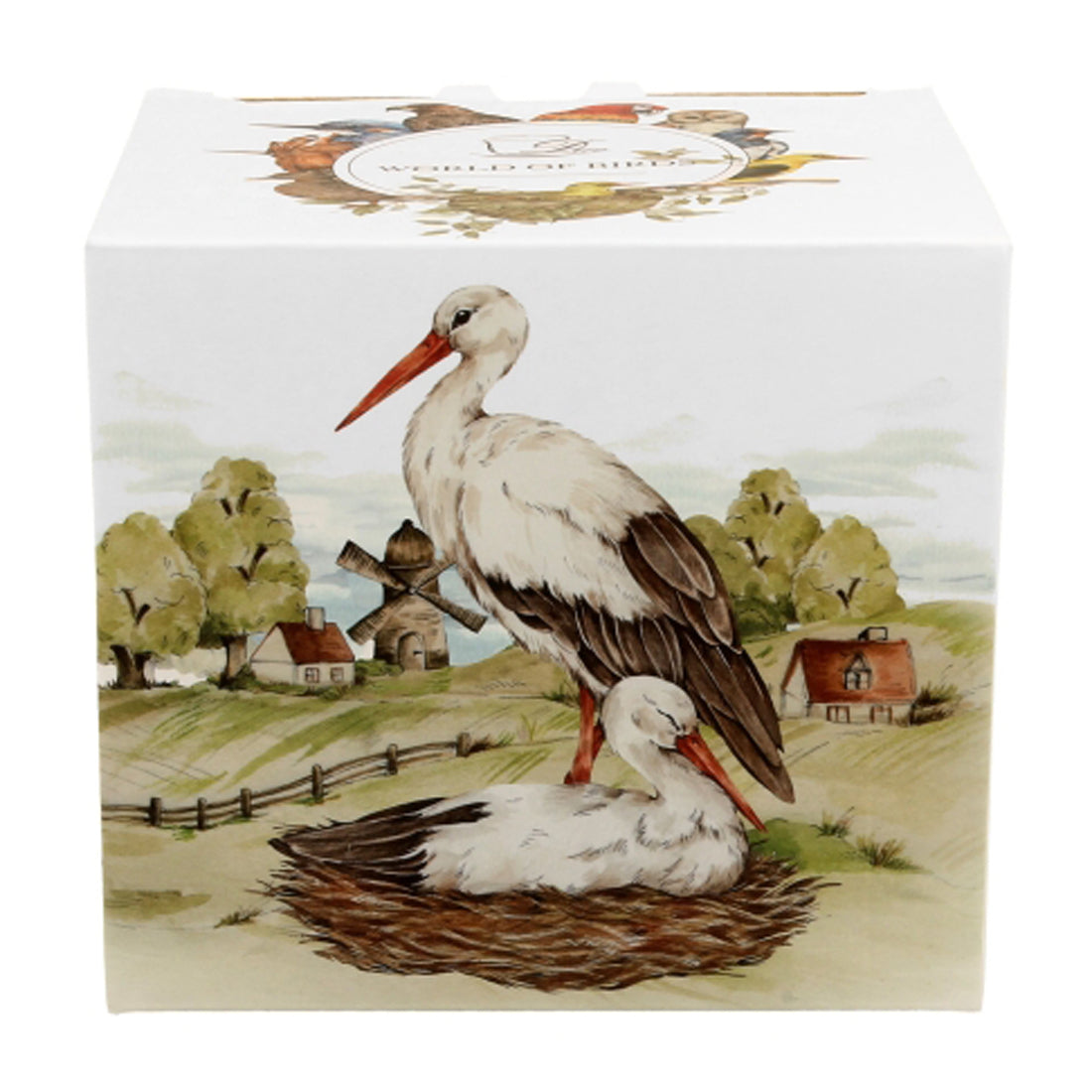 Duo Becher 400 ml Naturmotiv Storch World of Animals
