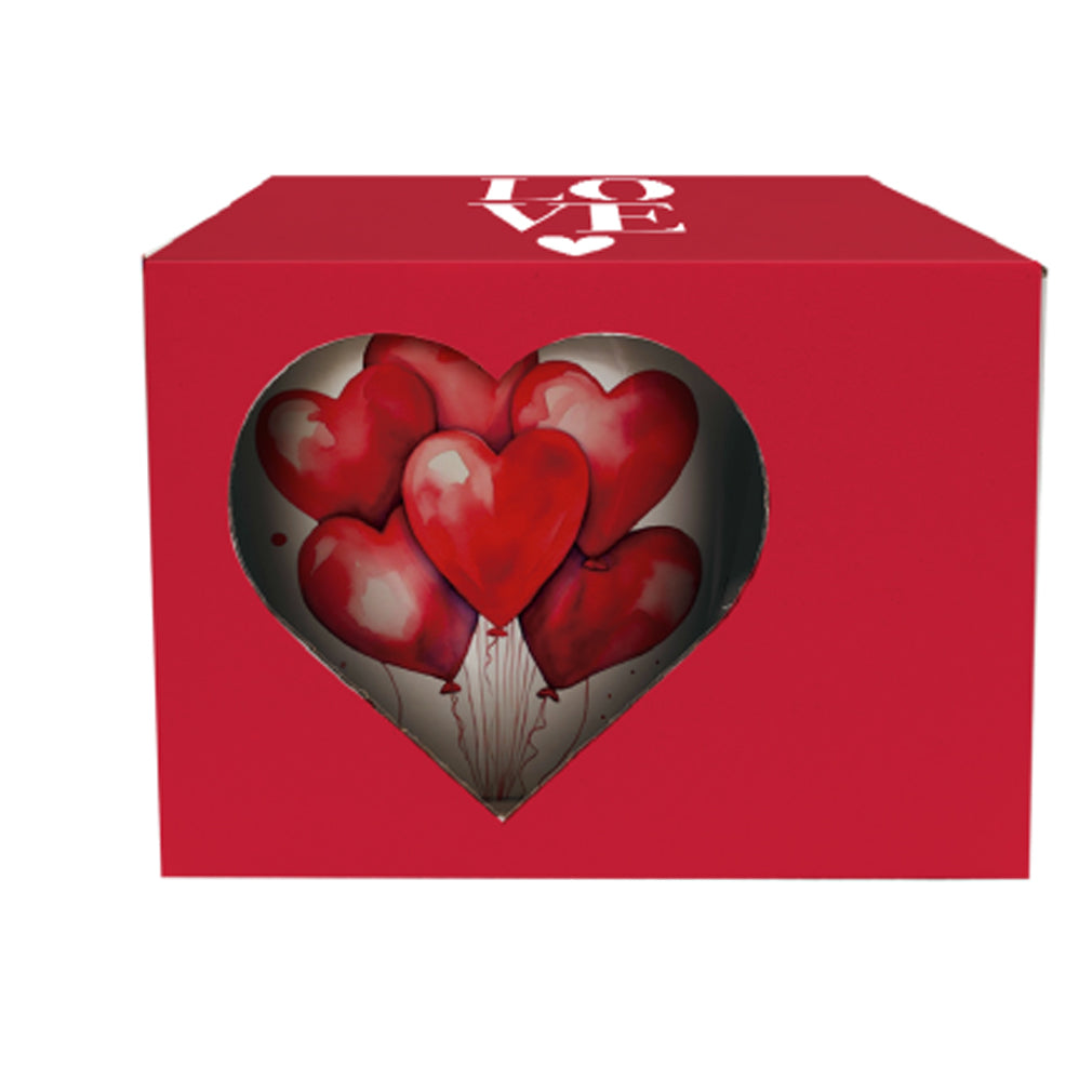 Romantische Duo Tasse rote Ballons 460 ml zum Valetinstag