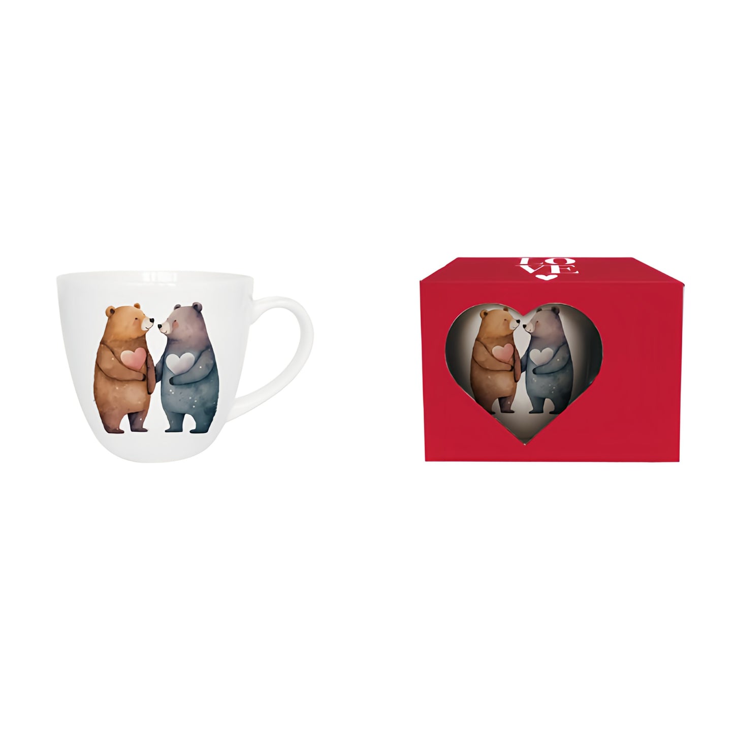 Romantische Duo Tasse Baers 460 ml zum Valentinstag