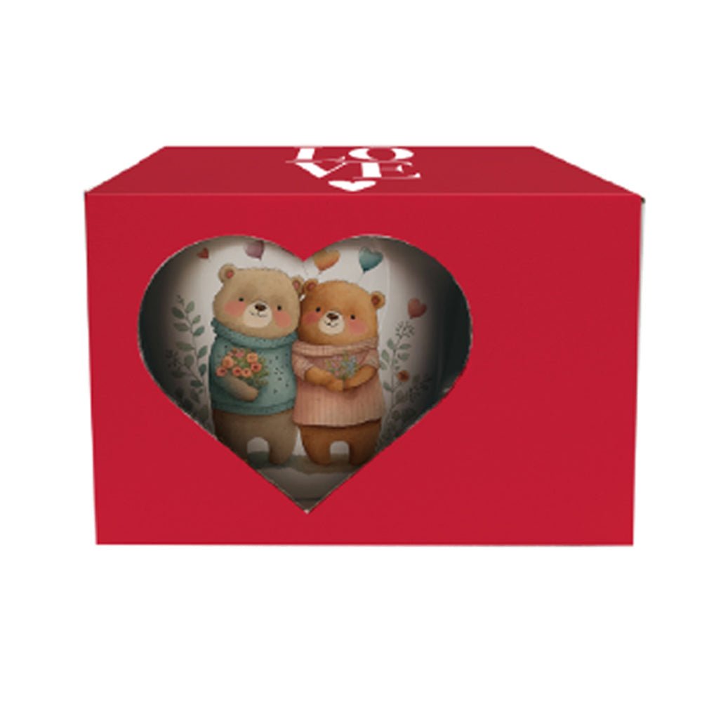 Romantische Duo Tasse Bear in Love 650 ml im Geschekkarton
