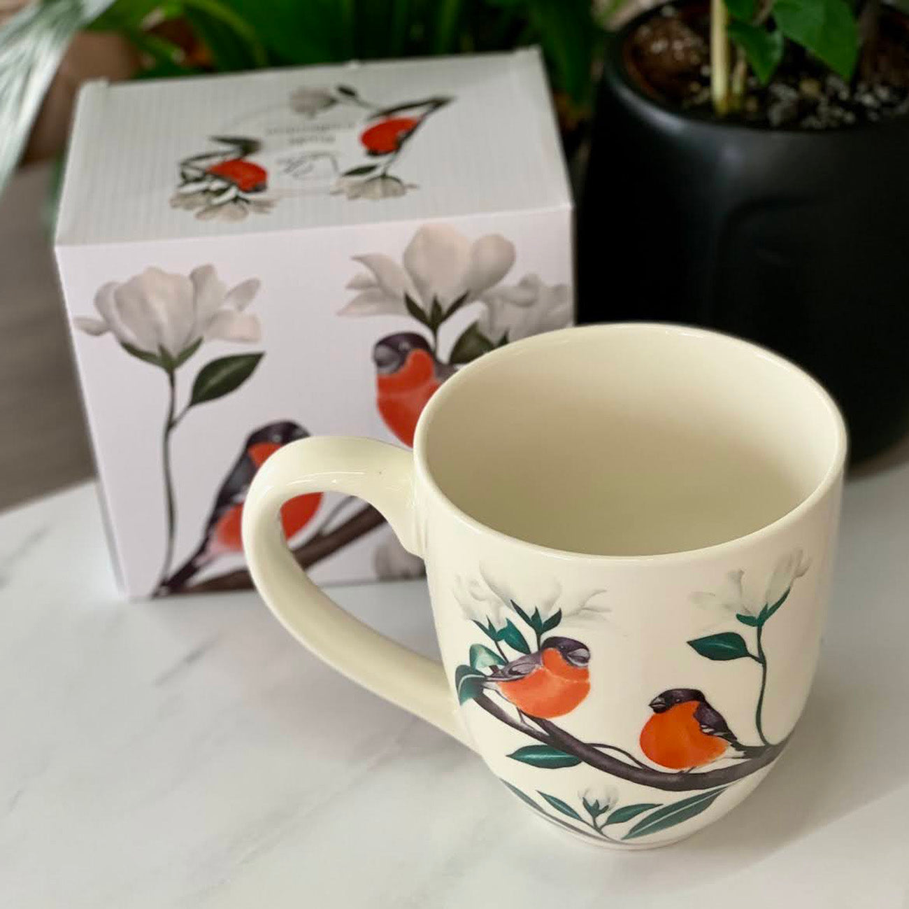 Duo Animals Tasse Tiermotiv Buchfink 420 ml vintage