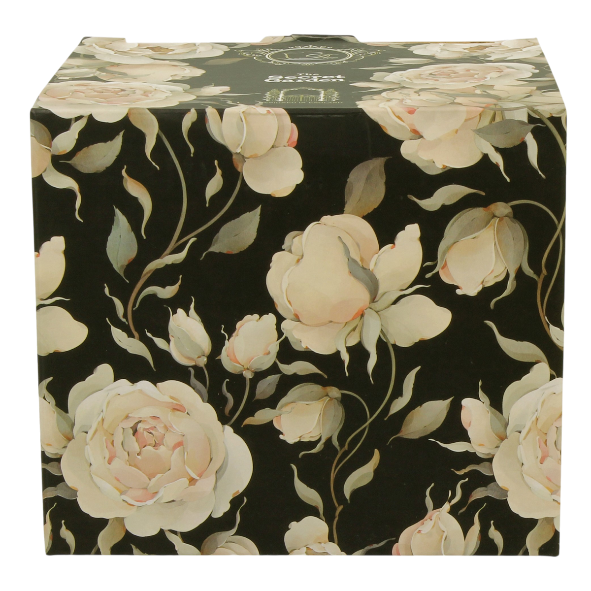 English Roses Black – Becher mit Fuß | Royal Flowers