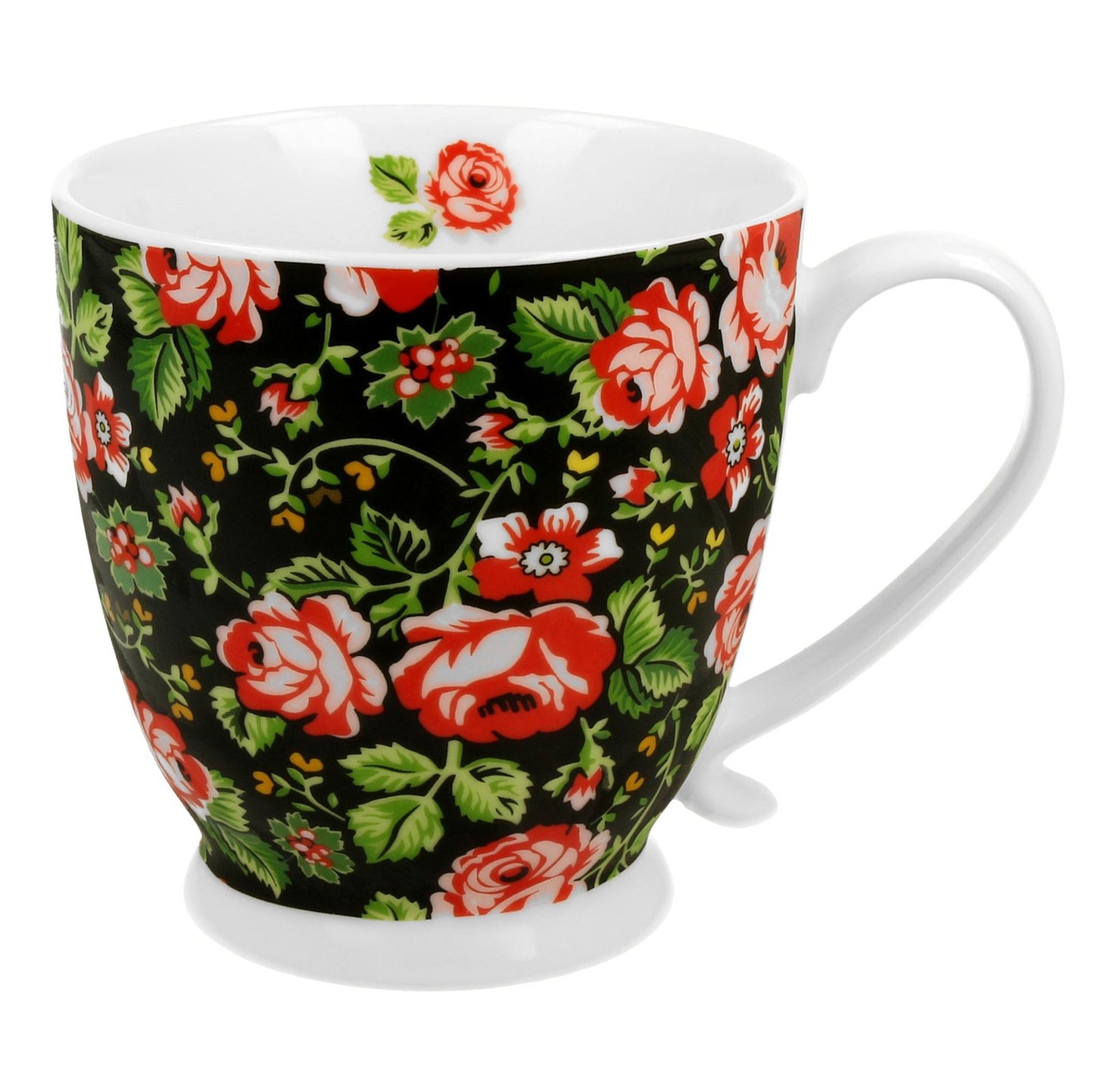 Vintage Tasse von Duo romantische Blumen 460 ml