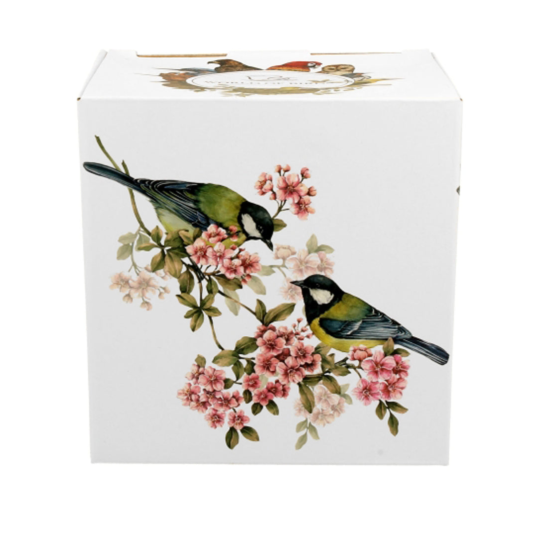 Duo Becher mit Teesieb 400 ml Naturmotiv Meise World of Birds