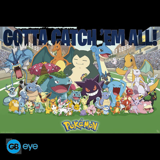 Poster 91,5 x 61 cm Pokemon - All Time Favorites