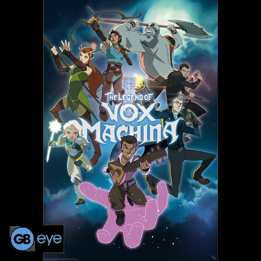 Poster 91,5 x 61 cm The Legend of Vox Machina Group