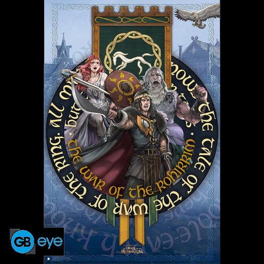 Poster 91,5 x 61 cm Poster Lord of the Rings - Characters