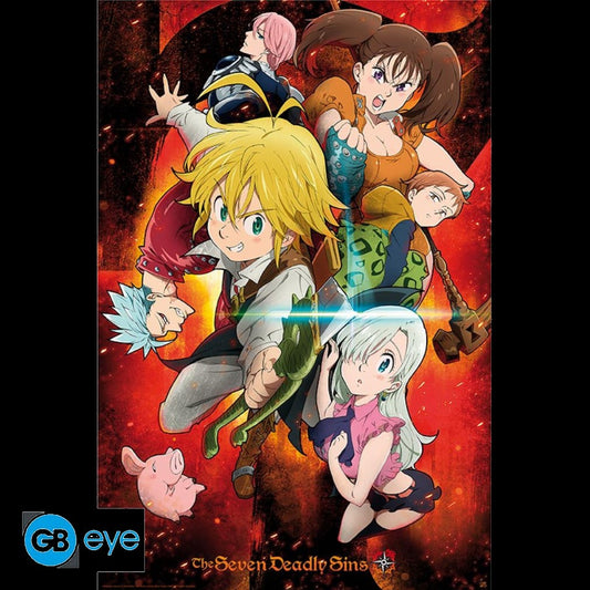 Poster 91,5 x 61 cm The Seven Deadly Sins - Charakter