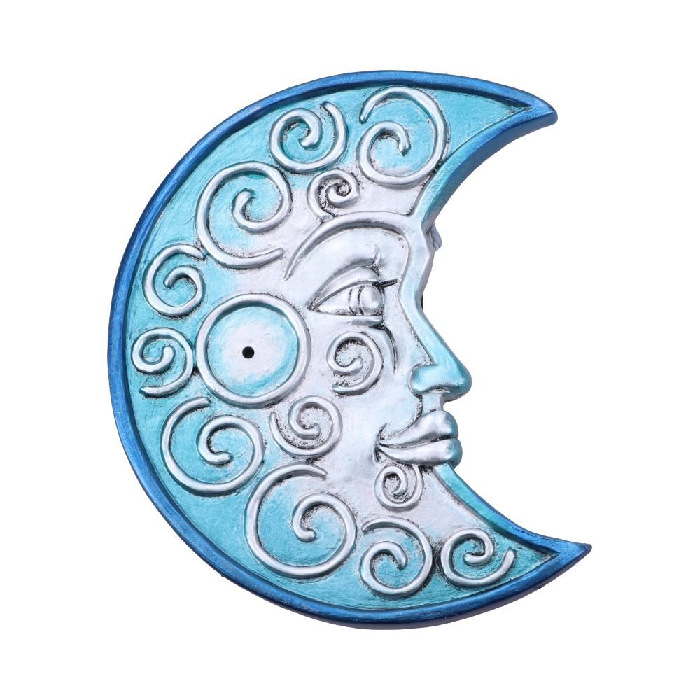 Mystik Lunar Räucherstäbchenhalter metallic blau
