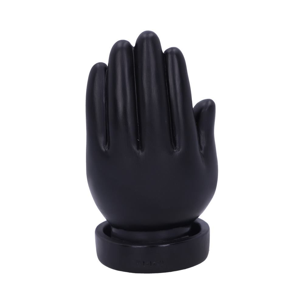 Palmistry Rückfluss Räucherkegelhalter schwarz