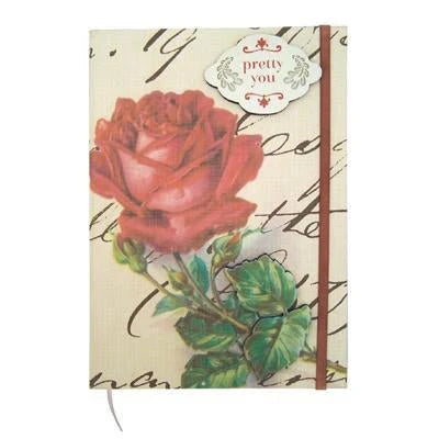 Notizbuch vintage Rose