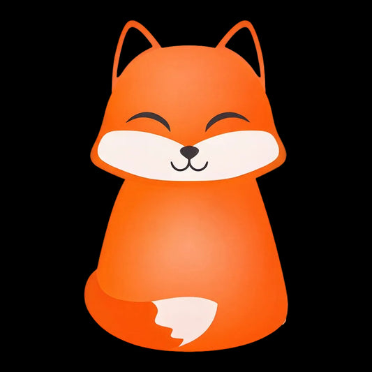 Clayre & Eef LED Tischlampe Fuchs Kawaii 22 cm