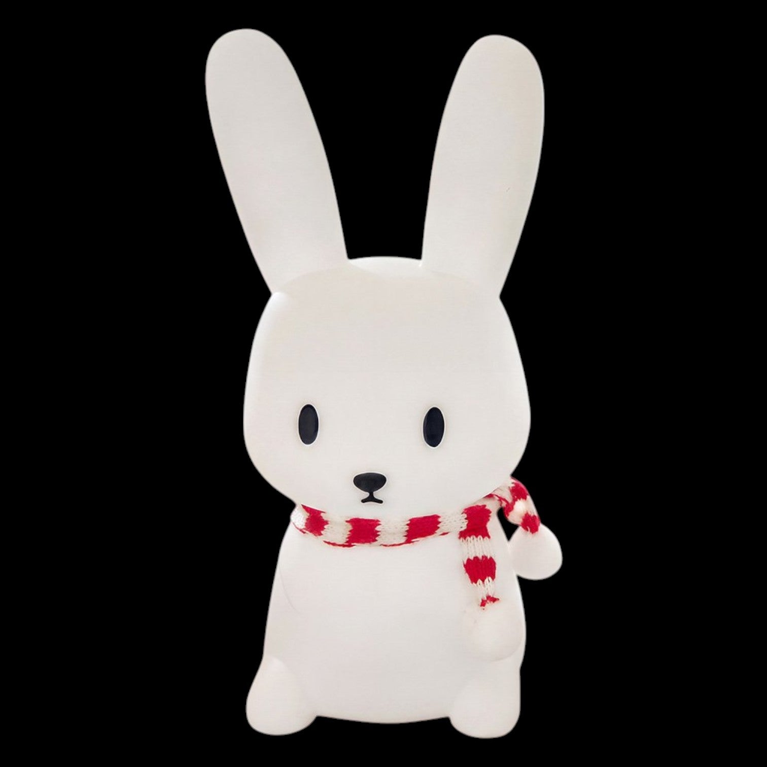LED Tischlampe Hase Kawaii Nachtlicht - schwarzer Hintergrund