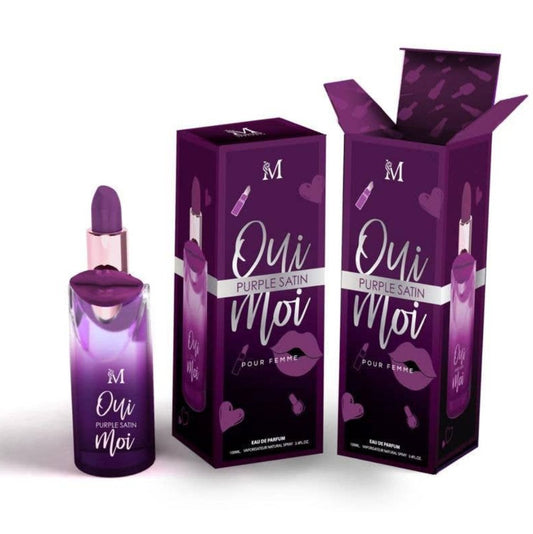 Parfüm mit Flakon Lippenstift violett "Oui Moi" 100 ml Brombeere