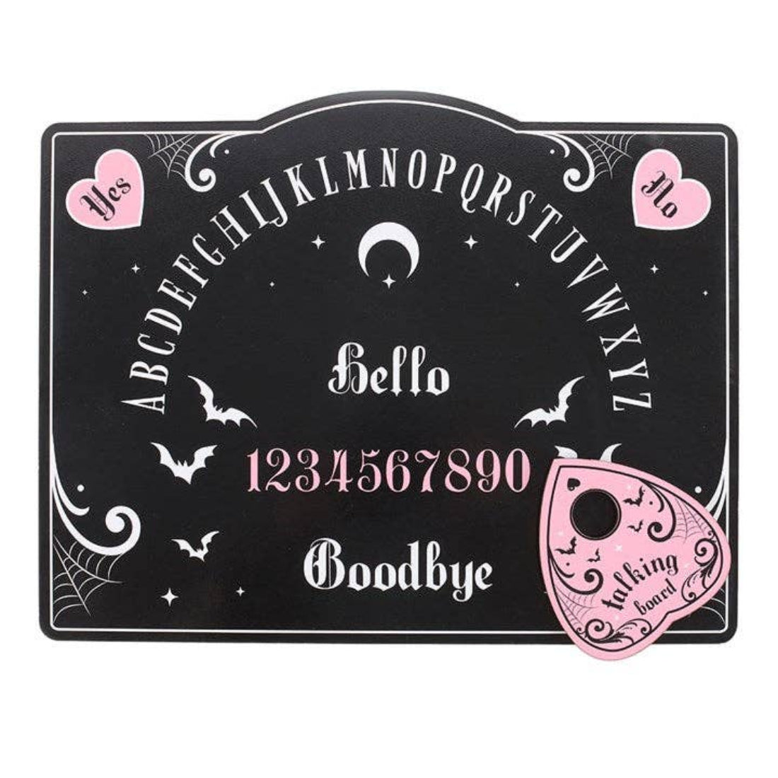 Pastellrosa und schwarzes gothic Spirit Board