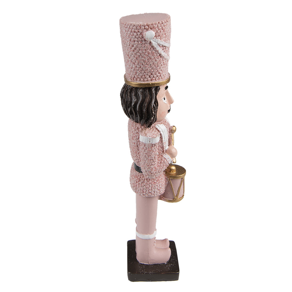 Nussknacker-Dekofigur Rosa mit Trommel 16 cm Clayre & Eef