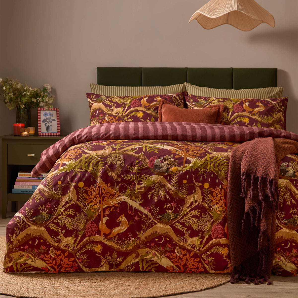 Herbstliches Bettwäsche Set Riva Home Waldzauber "Nya Woodland"