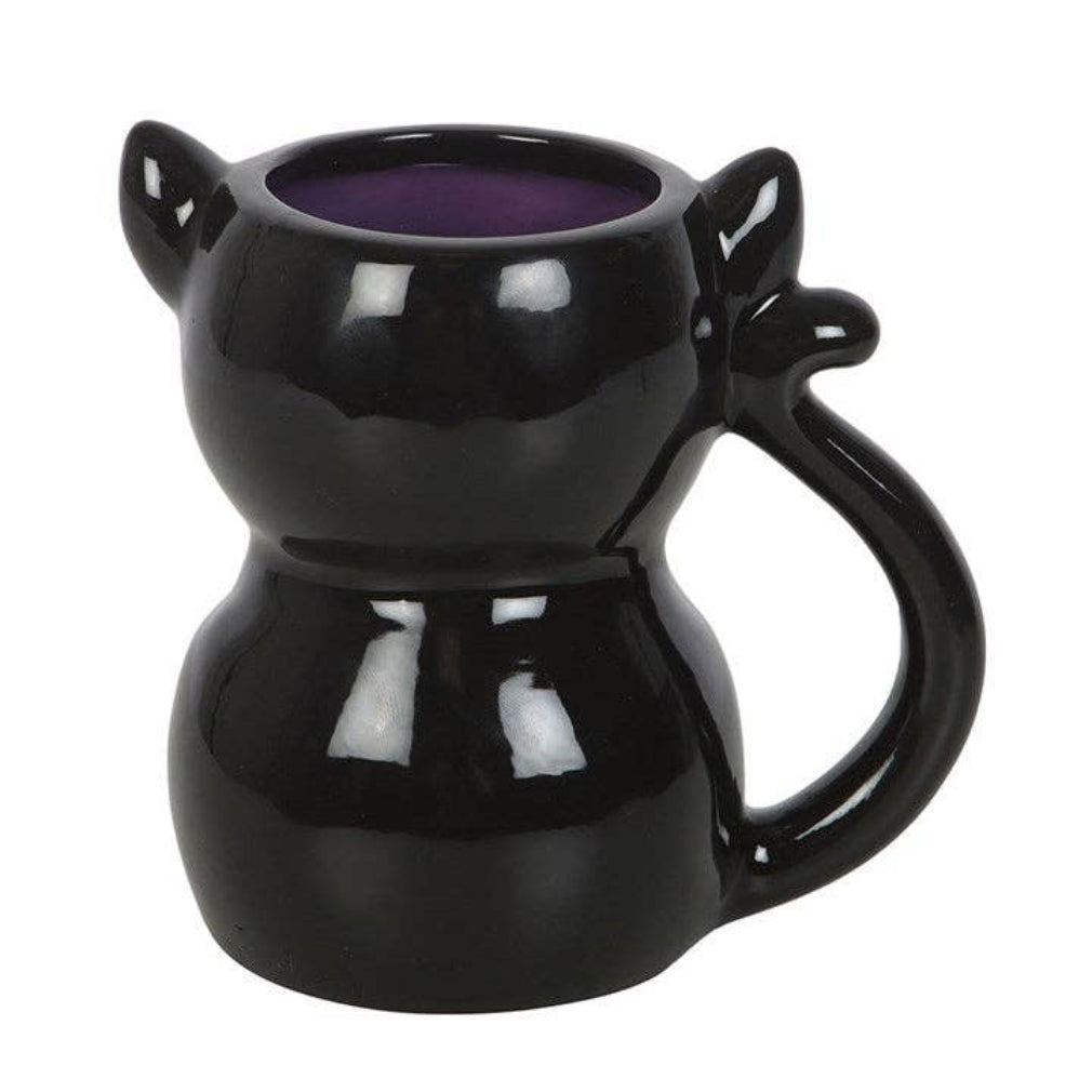 Süße Katzen 3D Tasse Gothic  in schwarz
