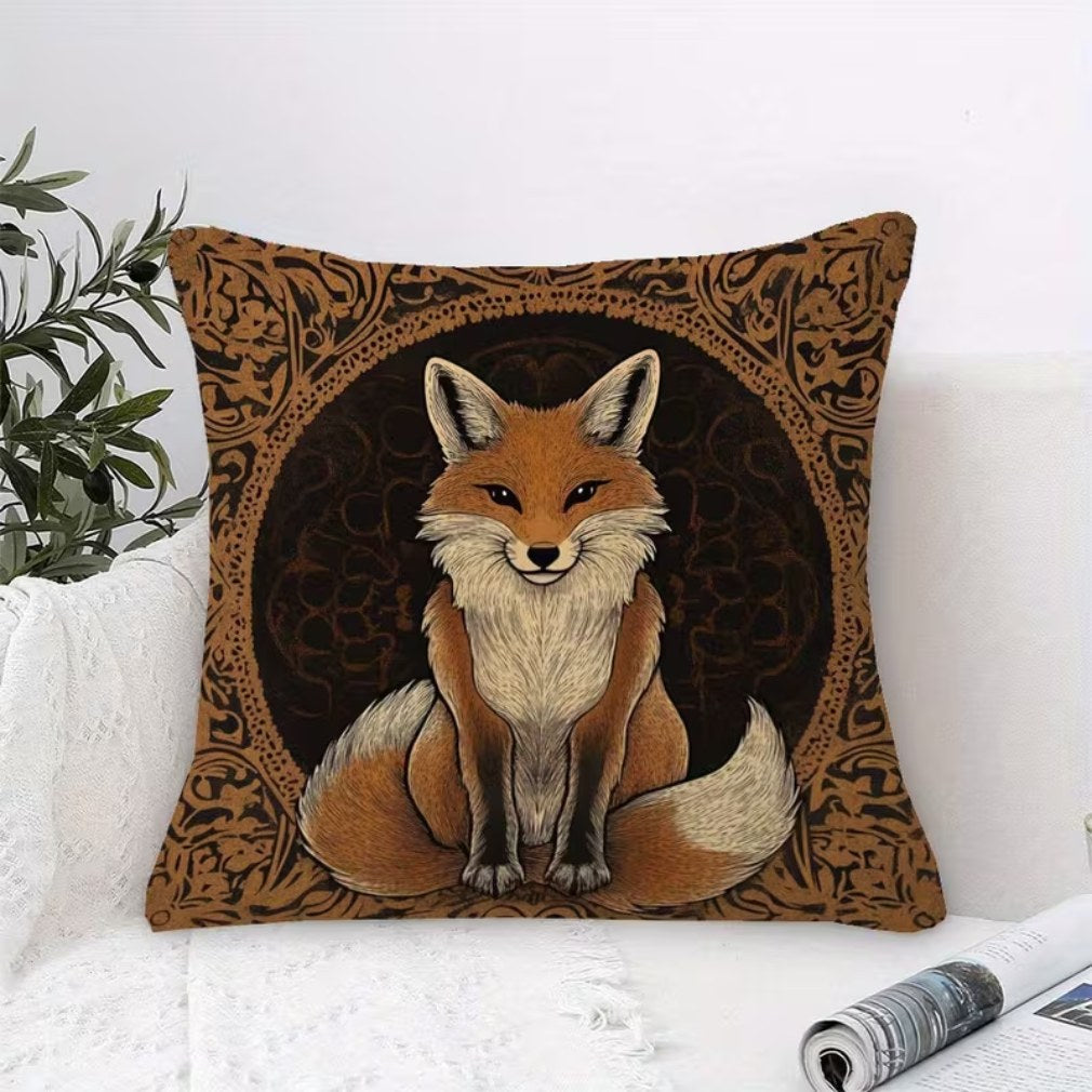 Dekokissen Fuchs Celtic Vintage – Lifestyle Sofa weiß