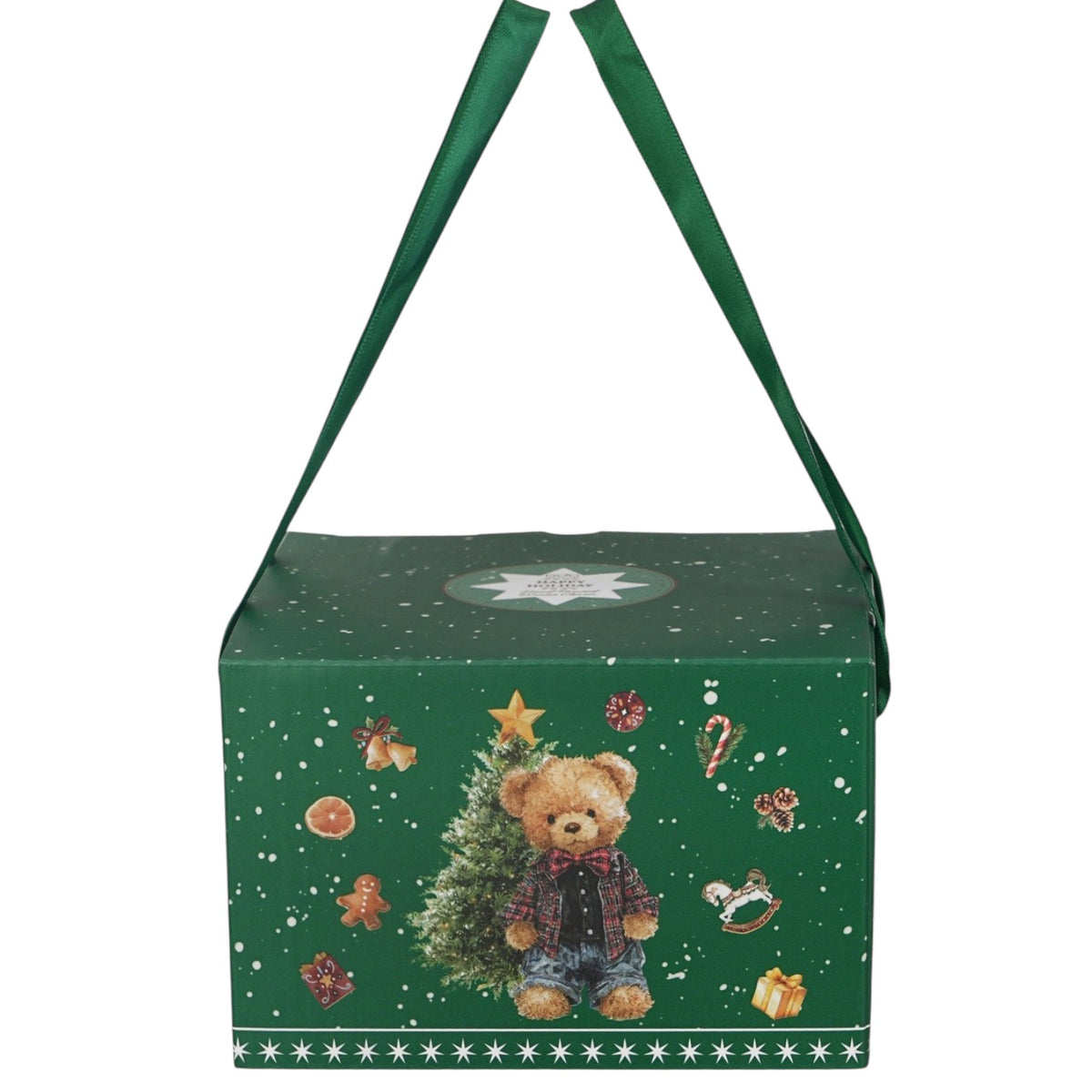 2er-Espressotassen-Set „Teddy Noel“ mit Untertassen Weihnachtsgeschenk 110 ml