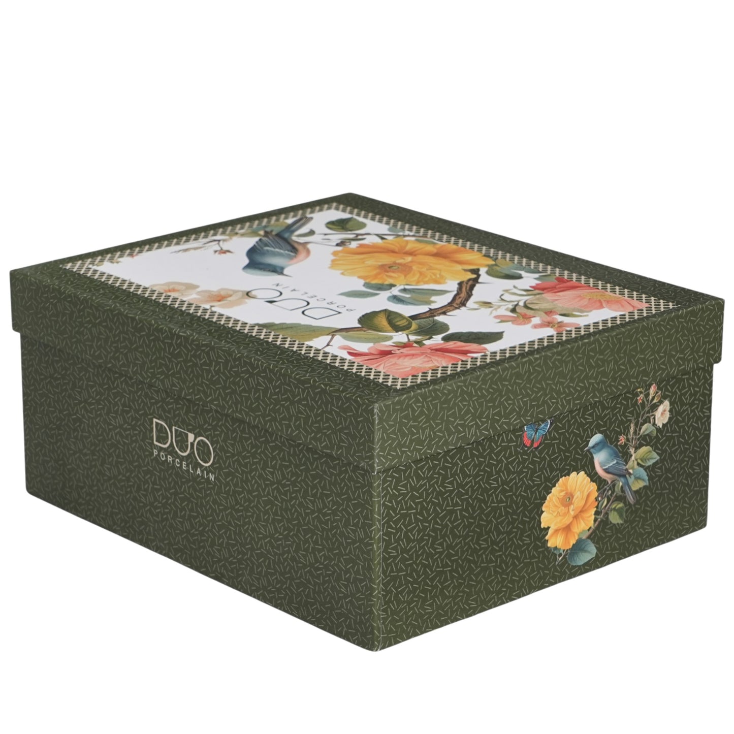 DUO Geschenkset – 2 Tassen mit Untertassen April (270 ml)
