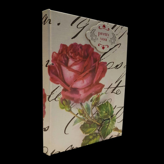 Notizbuch vintage Rose