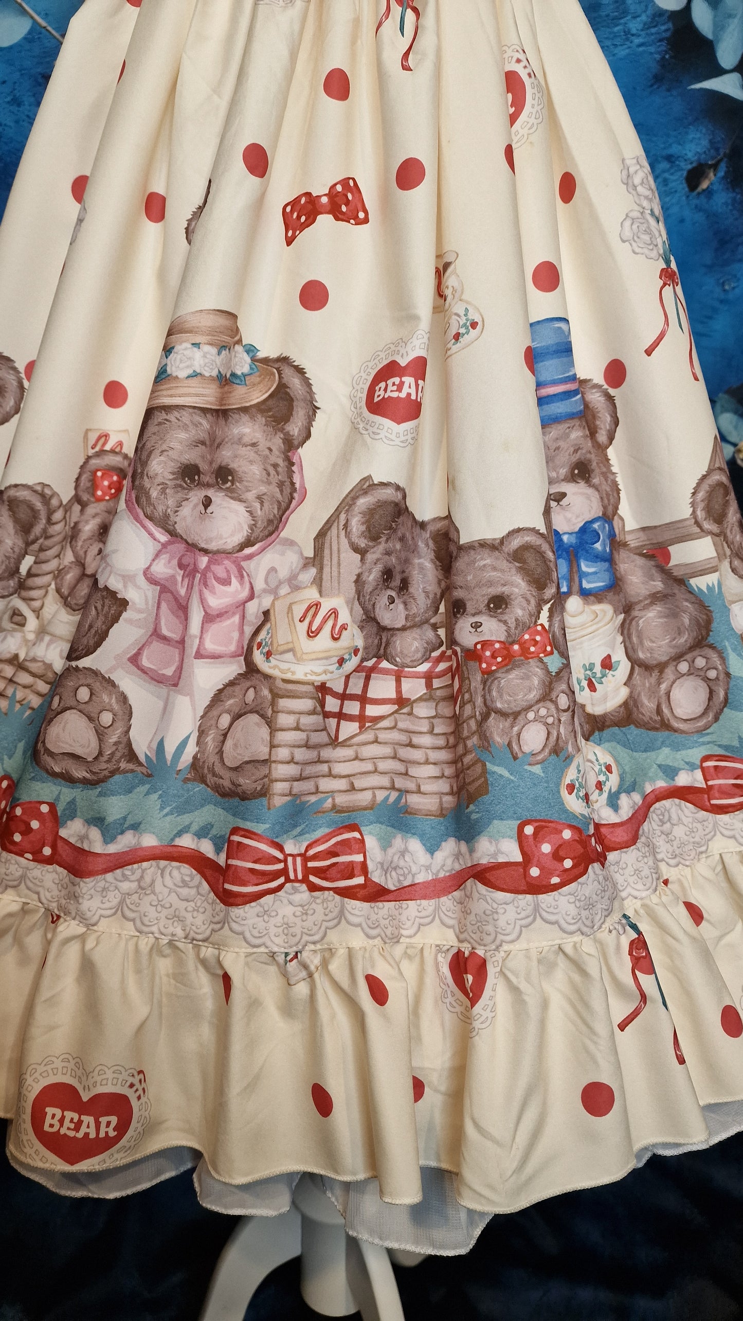 Sweet Lolita "Teddys" JSK mit Volant