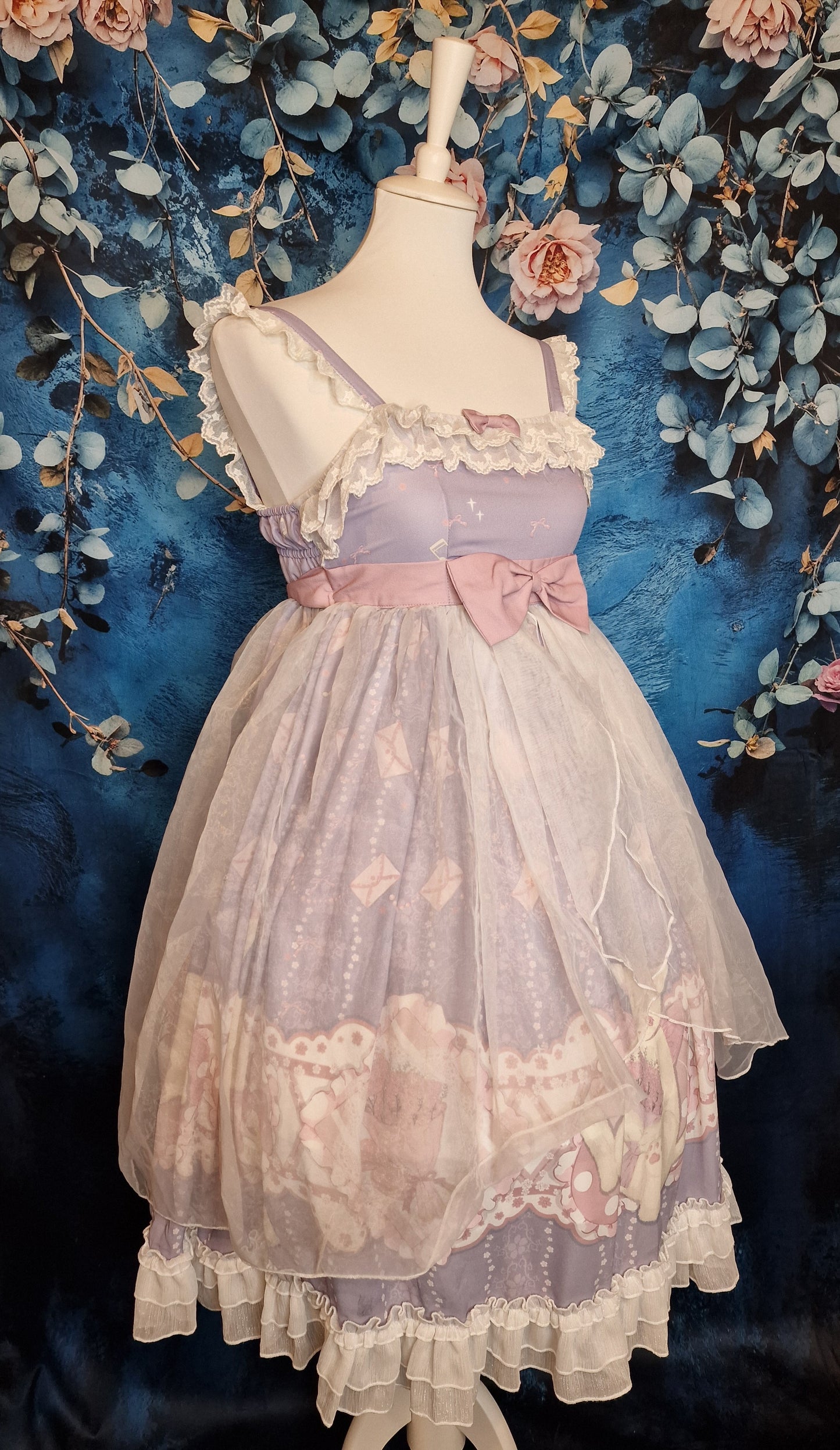 Kitten Dreams Fairycore Kleid Lolita mit Tüll
