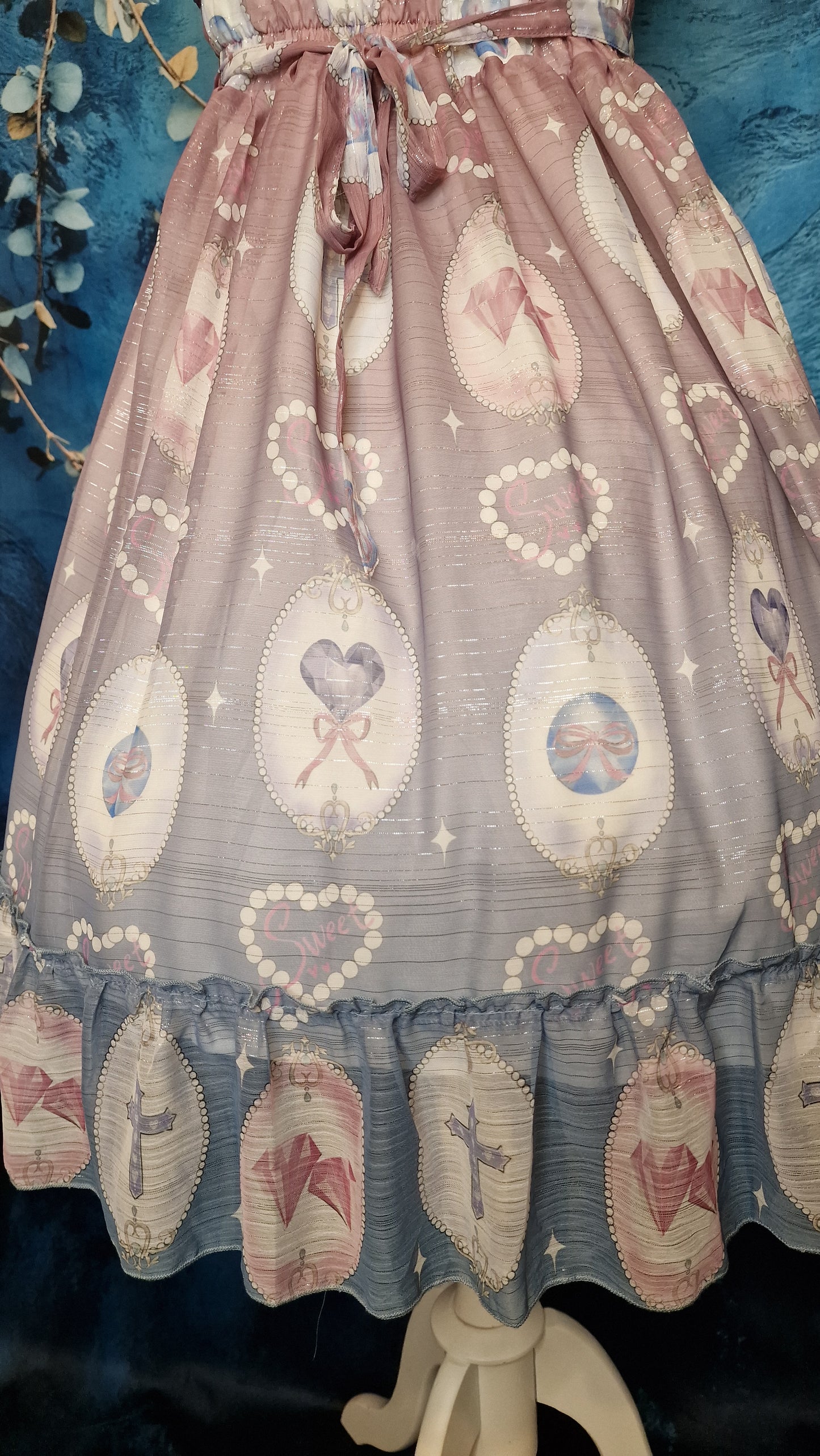 Pastell Dream Lolita Kleid JSK mit Herzen