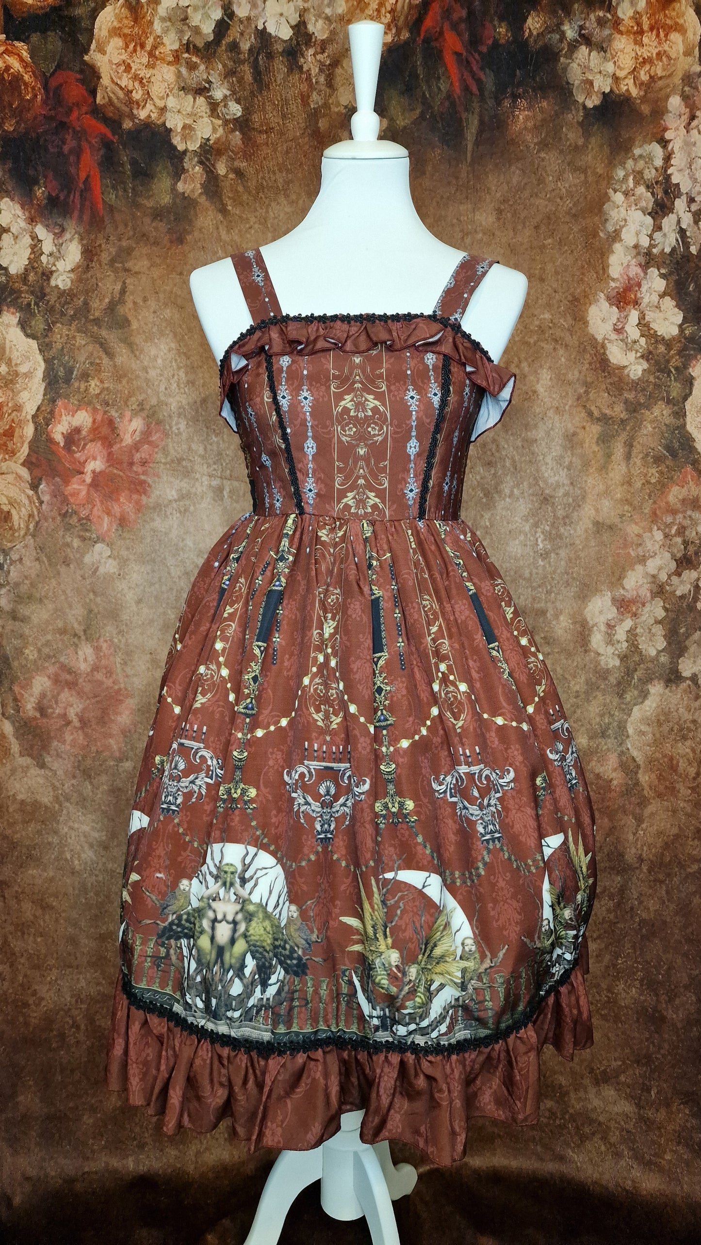 Gothic Lolita Kleid vintage Look "Altar of the moon"