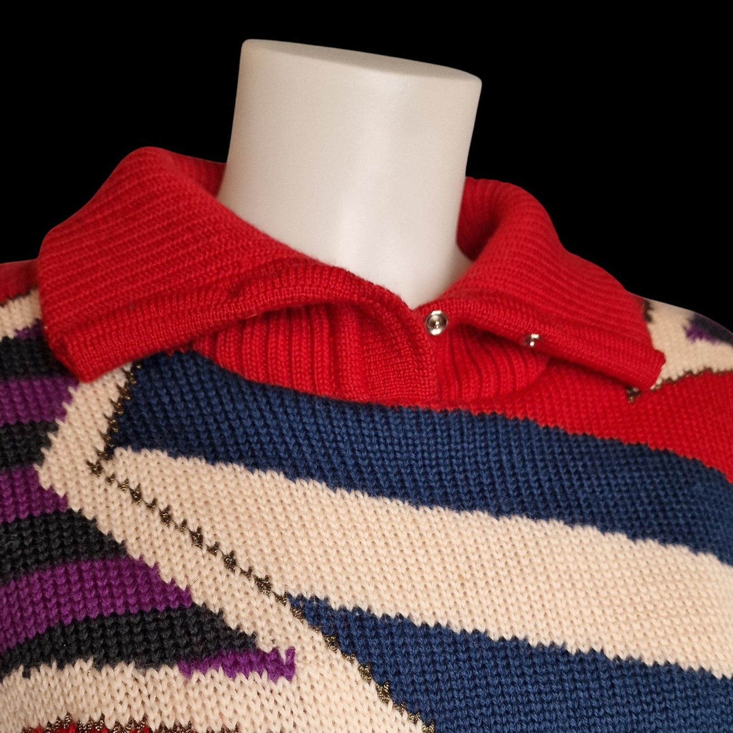 Stylischer warmer Woll-Pullover "Head-Sportswear" Ski 80er trash M