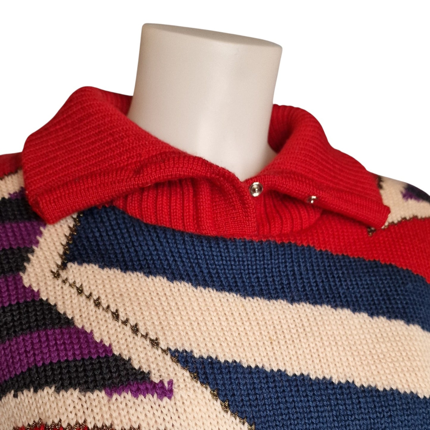 Stylischer warmer Woll-Pullover "Head-Sportswear" Ski 80er trash M