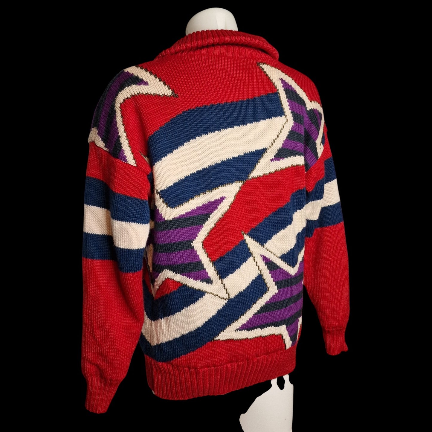 Stylischer warmer Woll-Pullover "Head-Sportswear" Ski 80er trash M