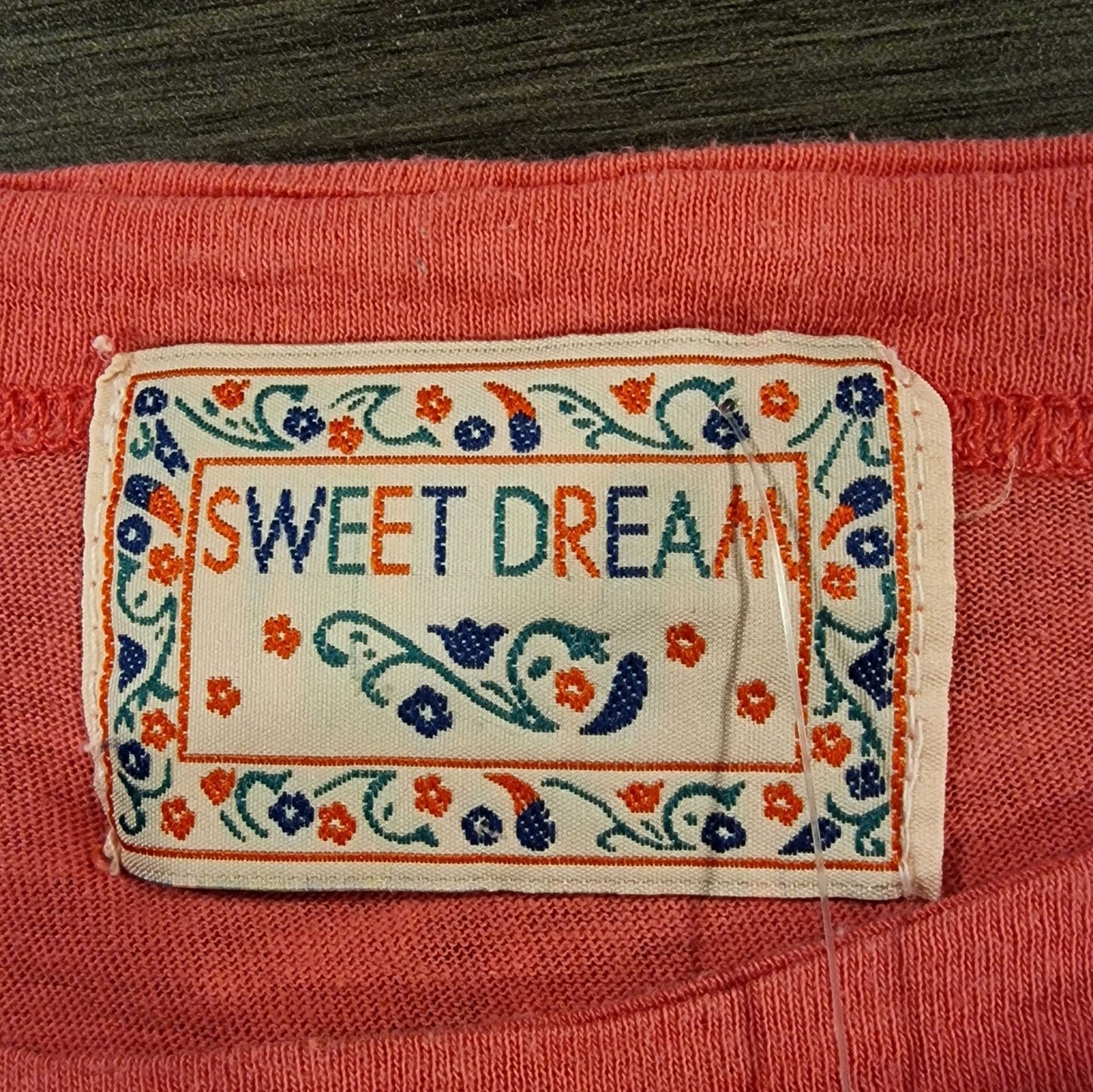 Vintage Jamaica Shirt Sweet Dreams - Koralle Oversize M/L