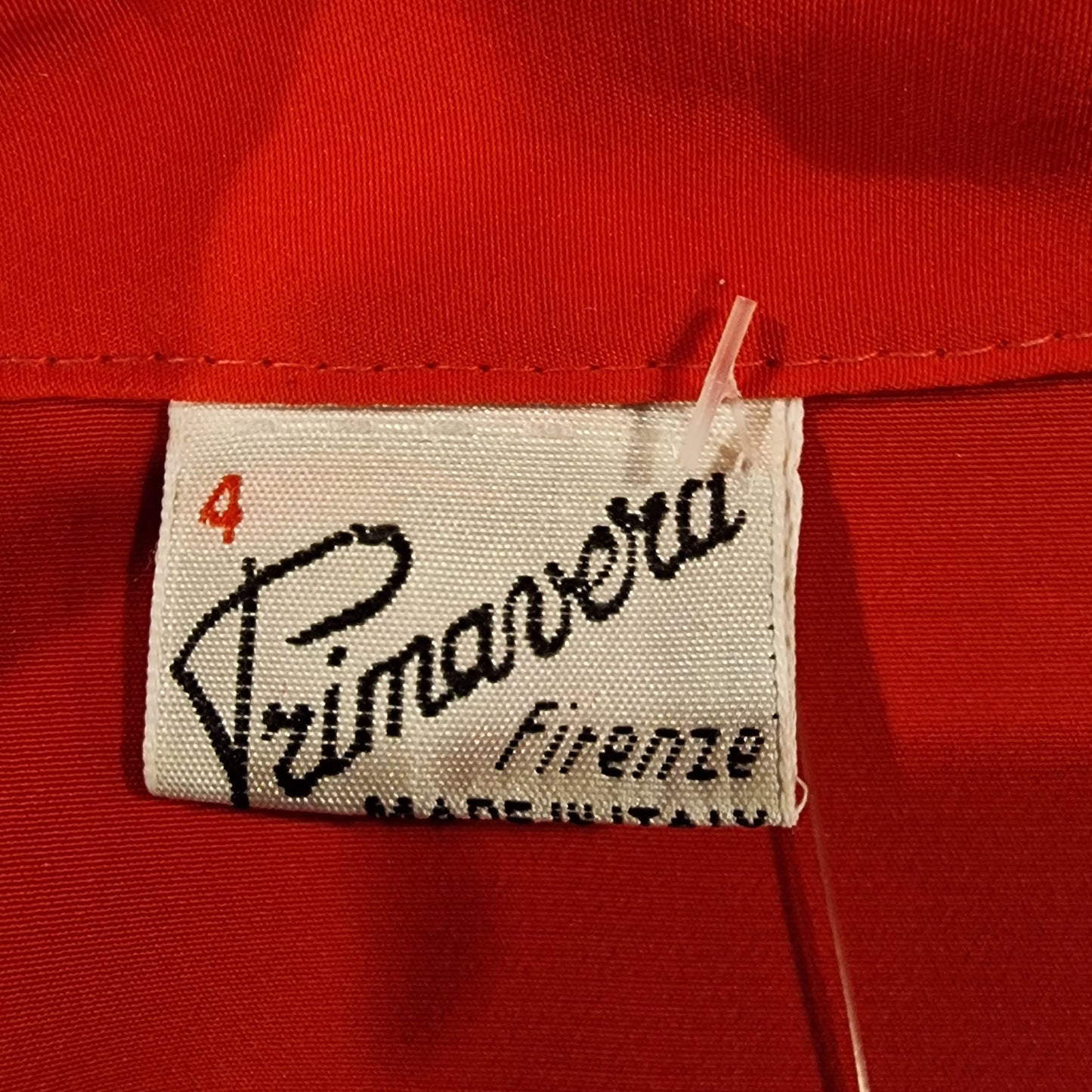 Romantische Bluse Primavera Rüschenbluse in Rot M/L