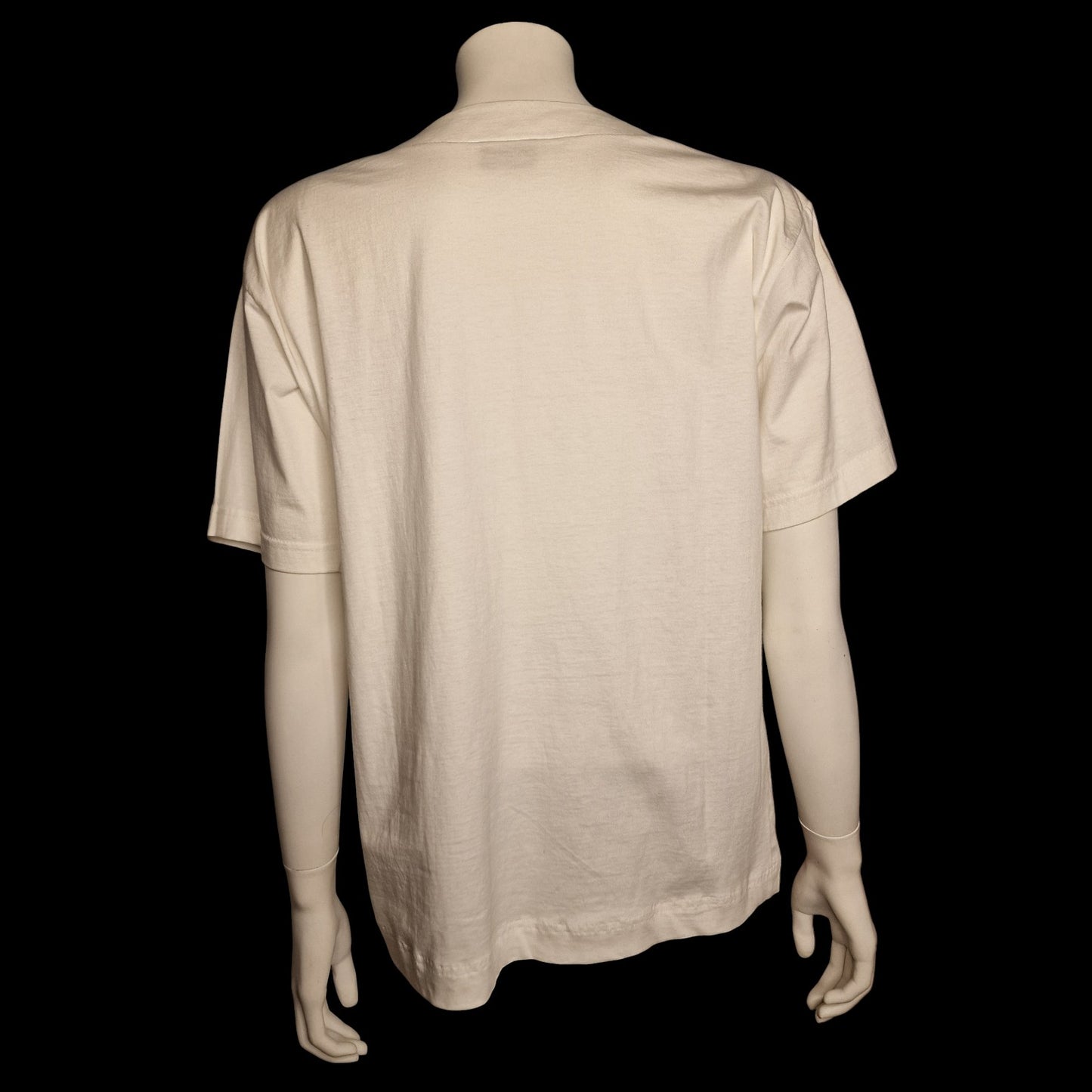 Vintage Designer Bluse "Le maglie di Elda Verney" Beige Schleife Gr. S