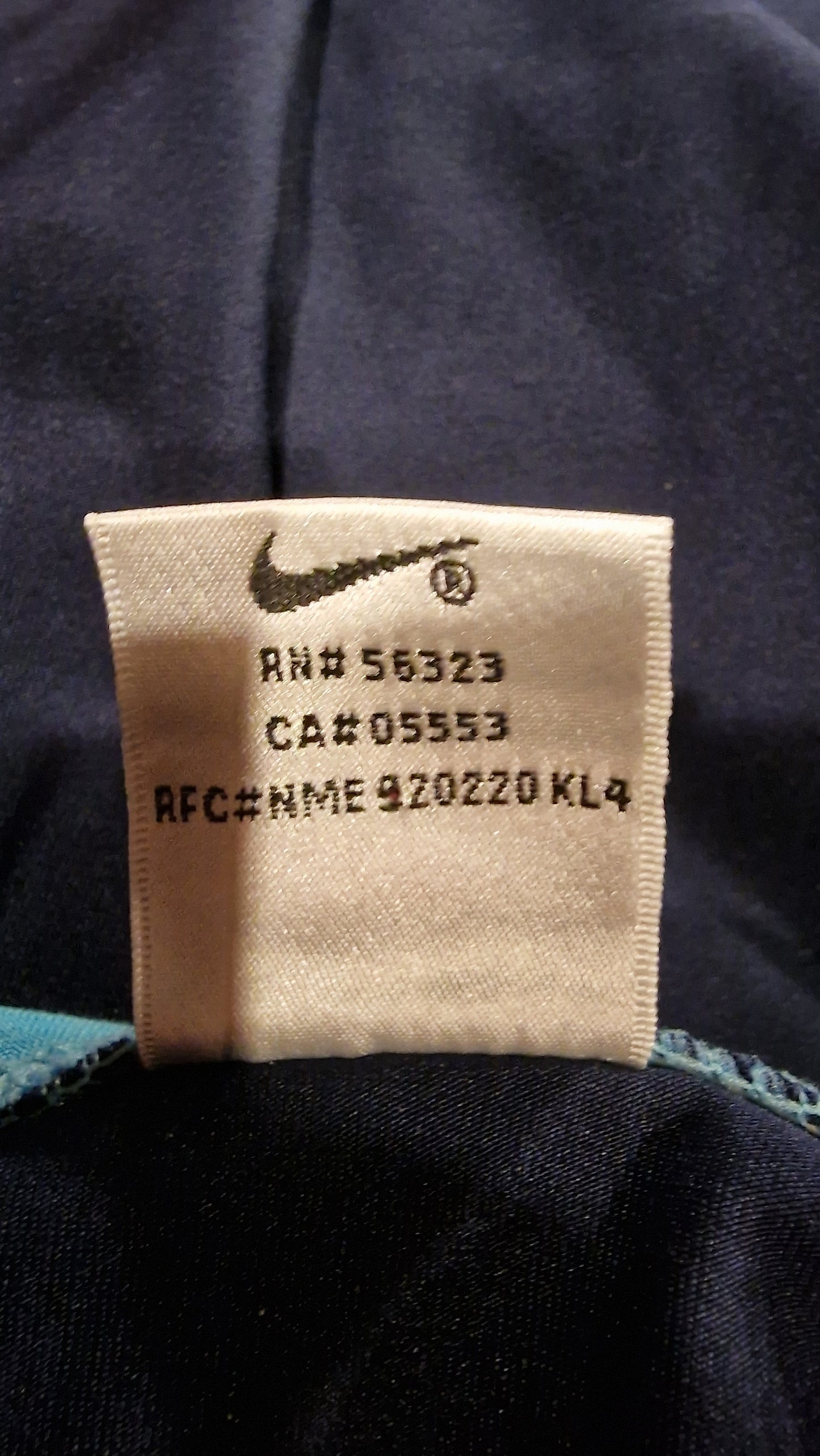 Kult 90er True Vintage Nike Dri-Fit Sportanzug in Türkis und Anthrazit M