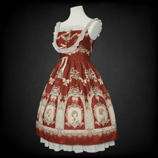 Nostalgisches Lolita JSK – „Gallery of Portraits“ Gr. M Classic