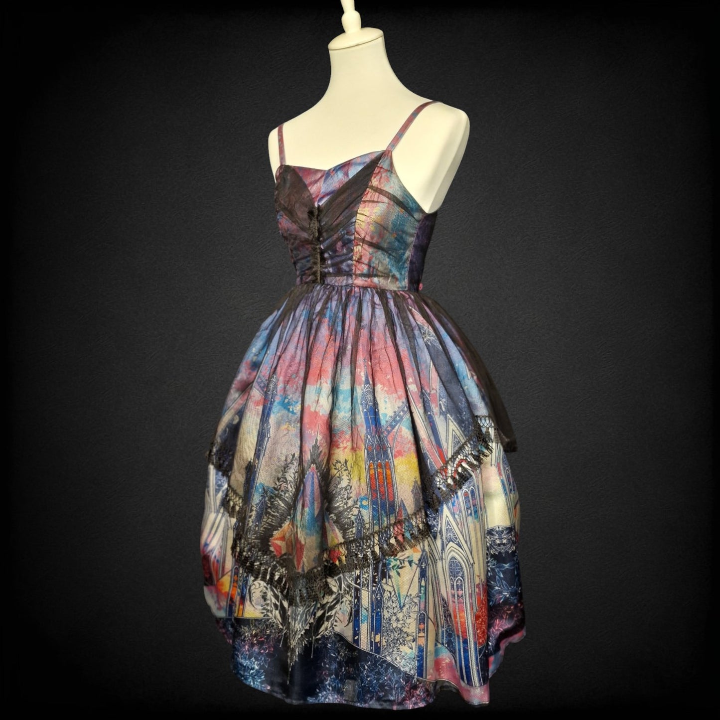 Gothic Lolita JSK – von Psyche „Celestial Cathedral“ Gr. S
