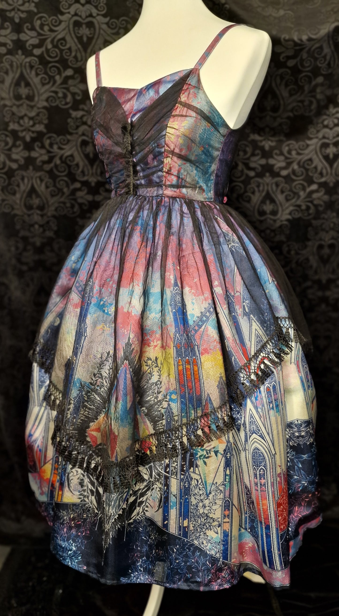 Gothic Lolita JSK – von Psyche „Celestial Cathedral“ Gr. S