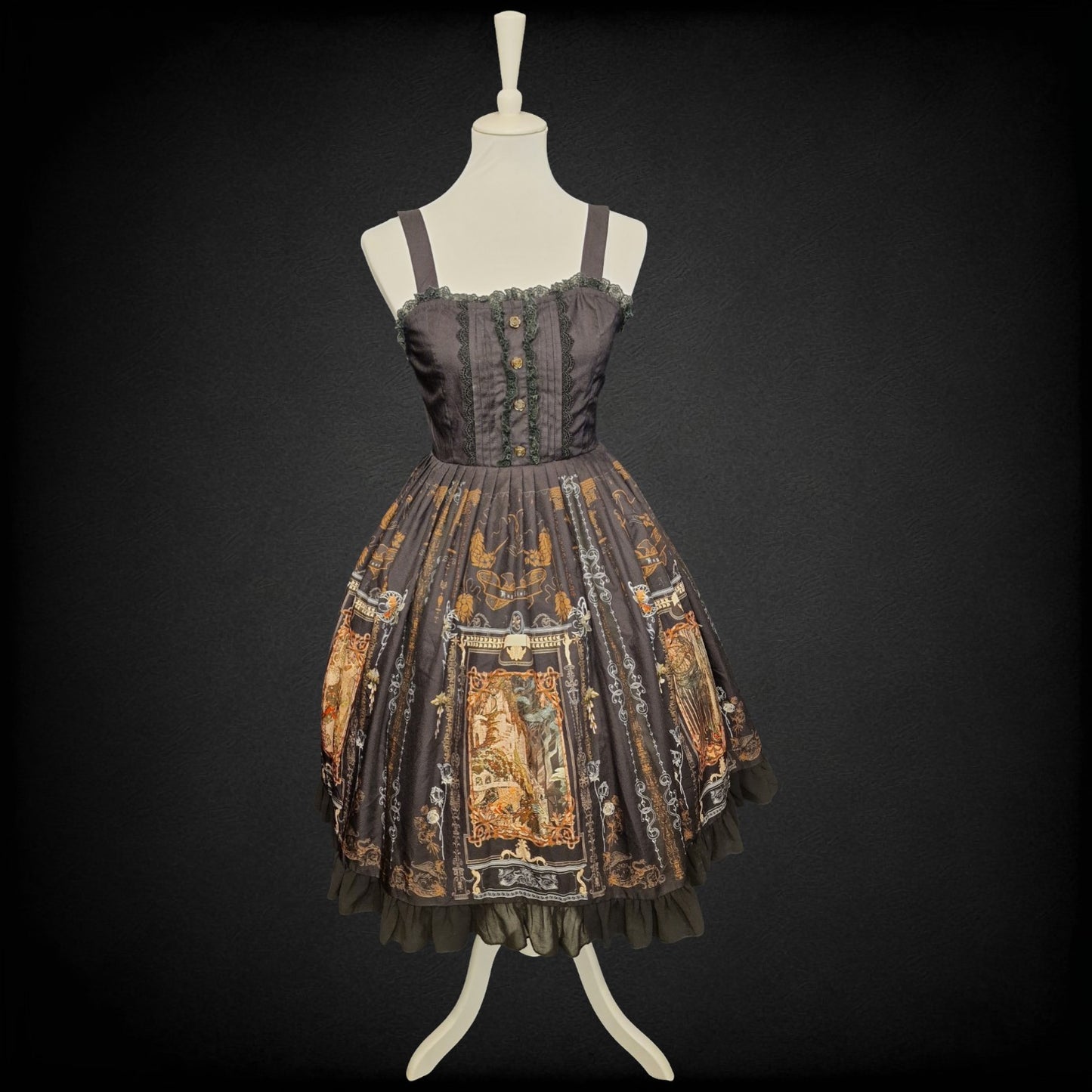 Vintage Gothic Lolita JSK – „Cathedral of Shadows“ von "Lolitimes" S/M
