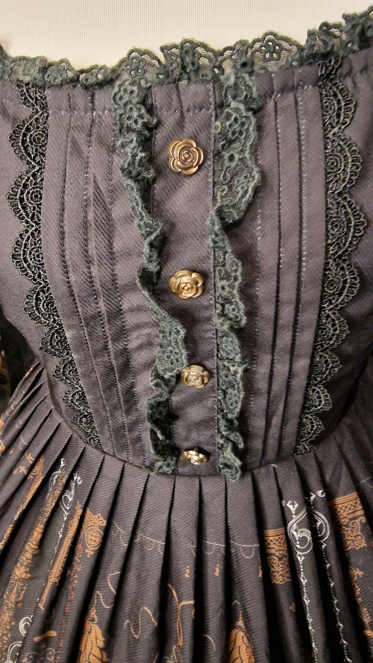 Vintage Gothic Lolita JSK – „Cathedral of Shadows“ von "Lolitimes" S/M