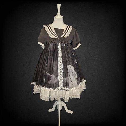 Dudu Studio: Gothic Sailor Lolita Kleid „Cloud Months“